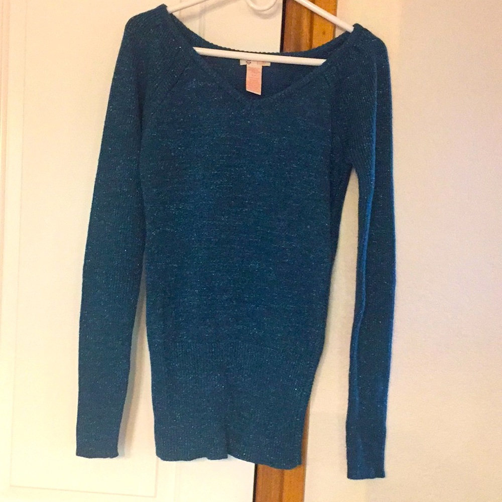 Tulle tunic sweater